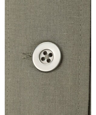 Green Parks 綿麻混ノーカラーブルゾン Light Khaki