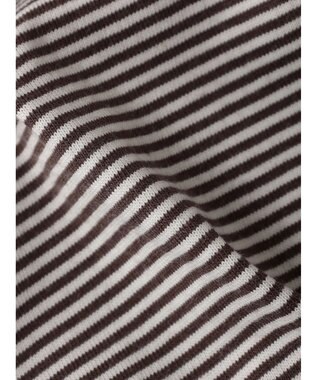 Green Parks 半袖ボーダーロゴＴＥＥ Brown