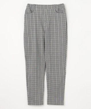 ANY L 【ウエストゴム/ストレッチ】大人の７daysデイリーパンツ グレンチェック