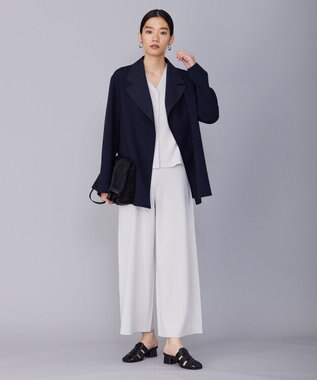 ICB L ライトリバー ミドル丈コート ネイビー系