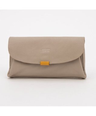 UNBILLION アトランタ ATLANTA / 牛革かぶせ長財布 グレージュ