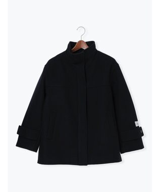 Te chichi ウールメルトンスタンドショートコート ブラック