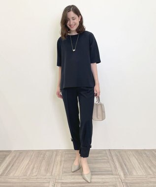 自由区 【洗える】２WAYツイル デザインパンツ ネイビー系