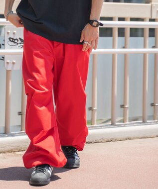 WEGO ワイドミリタリーパンツ レッド