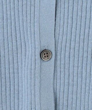 J.PRESS LADIES S LINEN COTTON ポロ ニット サックスブルー系