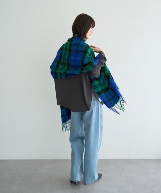 YECCA VECCA リブMIXジョーゼットブラウス Off White