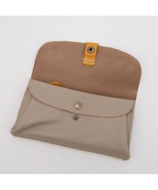 UNBILLION アトランタ ATLANTA / 牛革かぶせ長財布 グレージュ