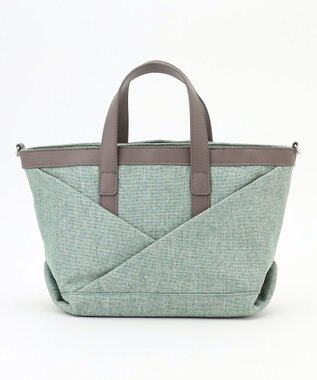 Y'SACCS リネンライク　イニシャルトート　Sサイズ ライトグリーン