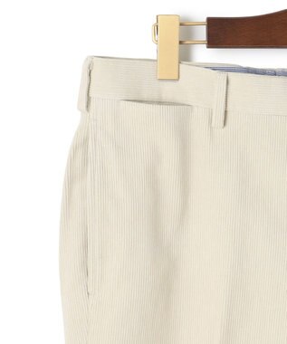 J.PRESS MEN 【KING SIZE】【Handyeing】コーデュロイ パンツ アイボリー系