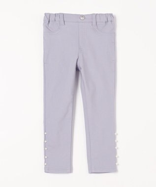 ANY KIDS 7days ドリームストレッチ 裏起毛 パンツ サックスブルー