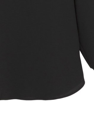 YECCA VECCA リブMIXジョーゼットブラウス Off White