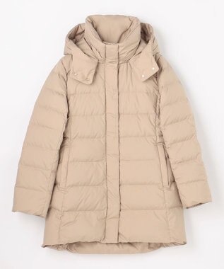 ANY L 【フード取り外し可能】楽映えリッチロング丈ダウン ベージュ