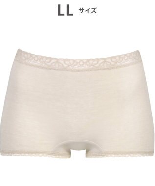 Wing ショーツ　【デイリーフィットやわらかコットン】　身生地部綿混　なめらかなフィット感　１分丈　はきこみ丈ふかめ　ウイング／ワコール　EC4200 ブラウン