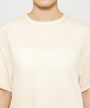 uncrave ドレープツイル Tブラウス エクリュ