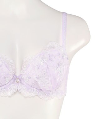 San-ai Resort（三愛水着楽園） エレガントコレクション【2503】単品ブラBCDカップ 【背中すっきり】 パープル