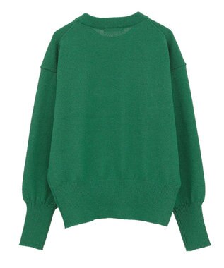 Green Parks ブークレ－ロゴニットプルオーバー Green
