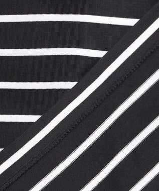 23区 L 【R(アール)】ビジュ― ストライプ ジャージー ブラック系1