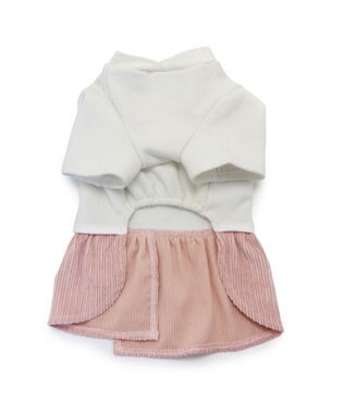 PET PARADISE ノルディック柄ワンピース《ホワイト》小型犬 ホワイト