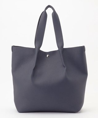 JOSEPH HOMME シンセティックシュリンクレザー　トートバッグ ネイビー系