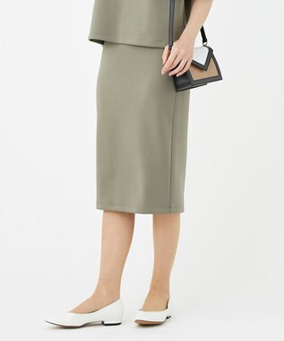 KASHIYAMA 【抗菌繊維】スタイリッシュジャージー ロングスカート