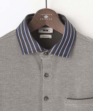 JOSEPH ABBOUD 【オーガニックコットン】ダディポロシャツ グレー系