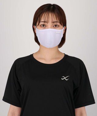 CW-X 【UNISEX】スポーツマスク　息がしやすい３D設計　フィットしやすいノーズワイヤー　メッシュ　/ワコール　HYR701 グレー