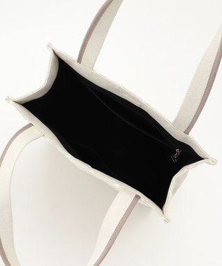 TOCCA 【A4サイズ対応】CHECKER CLOVER EMBROIDERY A4TOTE トートバッグ ベージュ系