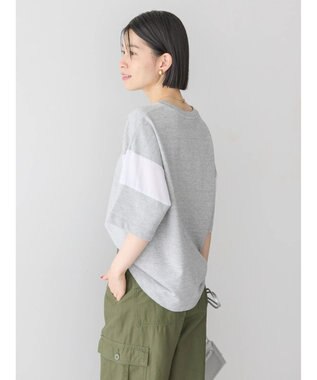 AMERICAN HOLIC 異素材ラインカットプルオーバー2 Light Gray Mixture