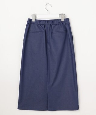 J.PRESS LADIES L 【WEB限定カラーあり】TCシャンブレーサテンST ナロー スカート 【WEB限定】ブルーシャンブレー系