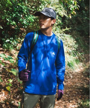 SHARE PARK MENS 【UVカット・吸水速乾・ストレッチ・軽量 】刺繍ポケットＴシャツ（L・XLサイズ） ブルー系