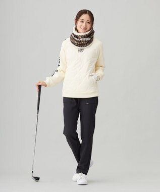 23区GOLF 【WOMEN】ボンディングパンツ ブラック系