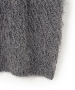 UNFILO MENS 【男女兼用】シャギー クルーネックニット チャコール