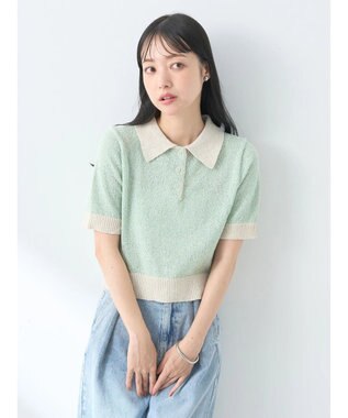 earth music&ecology ループヤーンプルオーバー Mint