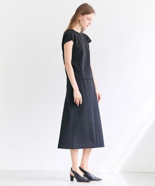 BEIGE， ALTHEA / ジャージーストレッチ スカート Black