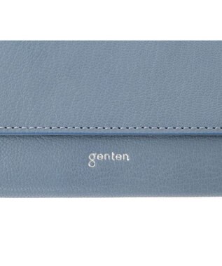 genten モルトフレスコ 長財布 デニムブルー