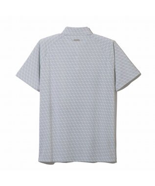 ZERO HALLIBURTON 【吸水速乾・UVケア】 ZHモノグラムジャガードポロシャツ ZHG-M5S6 82951 ホワイト