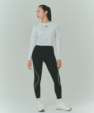 OP／FILA 【Kappa】ショート丈 マルチスポーツTシャツ オフホワイト