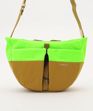 Y'SACCS Y’SACCS×SHIHO　COLONE(コロン）コンビカラーショルダーバッグ グリーン