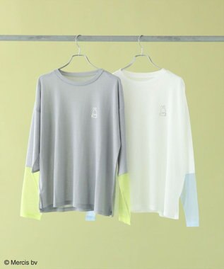 Green Parks Ｍｉｆｆｙ／袖配色シアーープルオーバー White