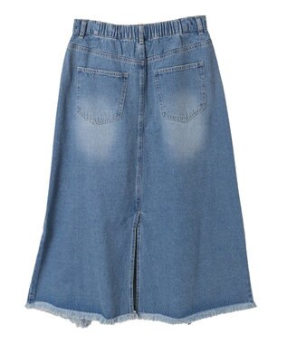 Green Parks ・ＳＵＧＡＲ　ＳＰＯＯＮ　リメイク風デニムスカート Indigo