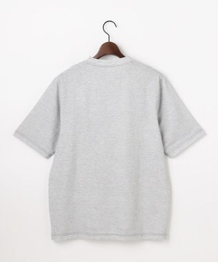 JOSEPH ABBOUD MOUNTAIN 【ゆったり】グリットワッフル アウトドアTシャツ ライトグレー系