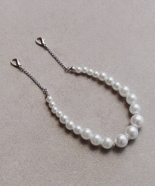 Tiaclasse 【安田美沙子さん着用・4way /2TYPEハンドル】パールチェーン付きハーフフォーマルミニバッグ ブラック