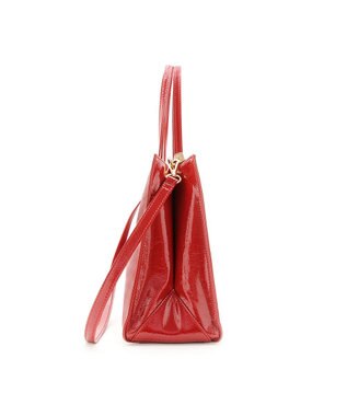 MioFIRANO ホースシューエナメルハンドバッグ 2WAY　FIRANO フィラノ RED