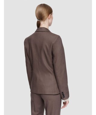 JOSEPH ライトフランネル　シングルブレストジャケット Carob