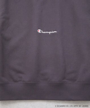 earth music&ecology チャンピオン　ハローキティ×ｅｍａｅ裏毛プルオーハ Charcoal Gray