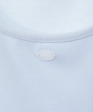 earth music&ecology ロゴプレート付きパフスリーブプルオーバー Sax