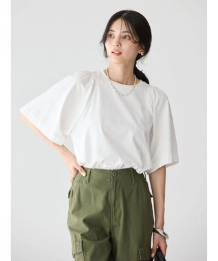 AMERICAN HOLIC フレアスリーブカットプルオーバー Off White