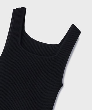 GRACE CONTINENTAL シアーフリルニットトップ ブラック