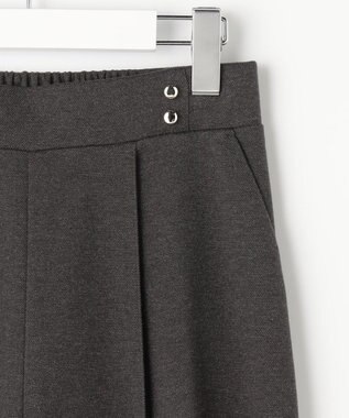 ANY SIS S センタープレスメランジ パンツ チャコール