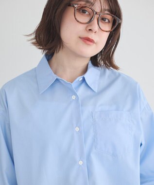 earth music&ecology スタンダードシャツ Blue